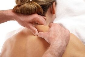 osteochondous massage of the cervical column
